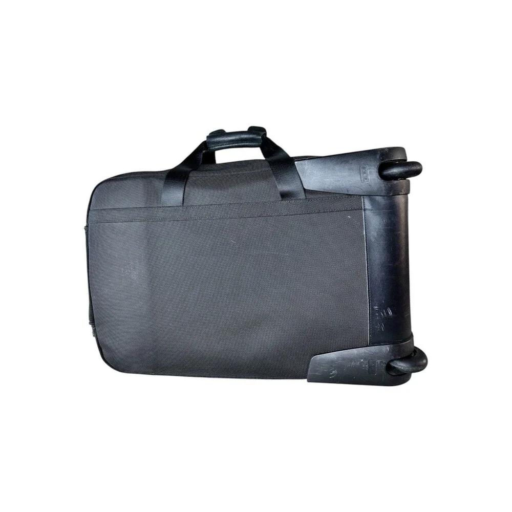 Tumi Alpha Bravo Bremerton Roller Duffle Wheeled Bag Nylon Carry On Black
